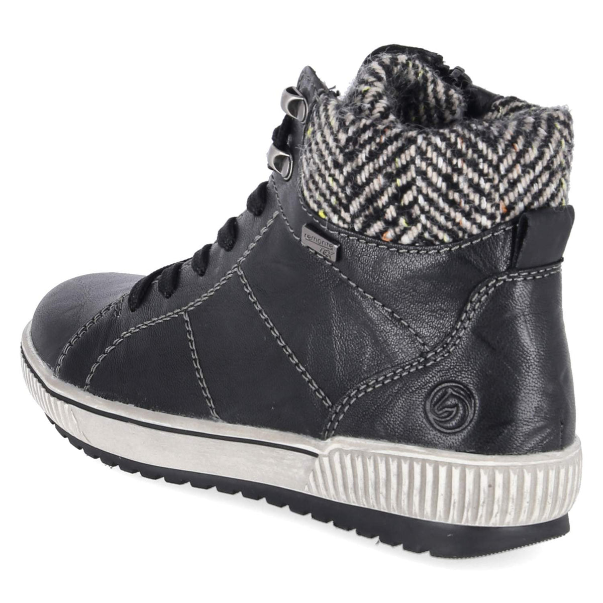 Schnürstiefeletten Schwarz