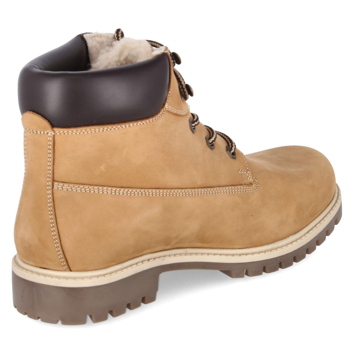 Schnürboots Beige