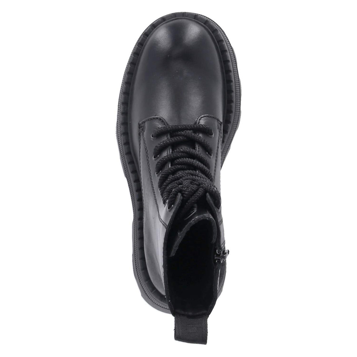 Schnürboots Schwarz