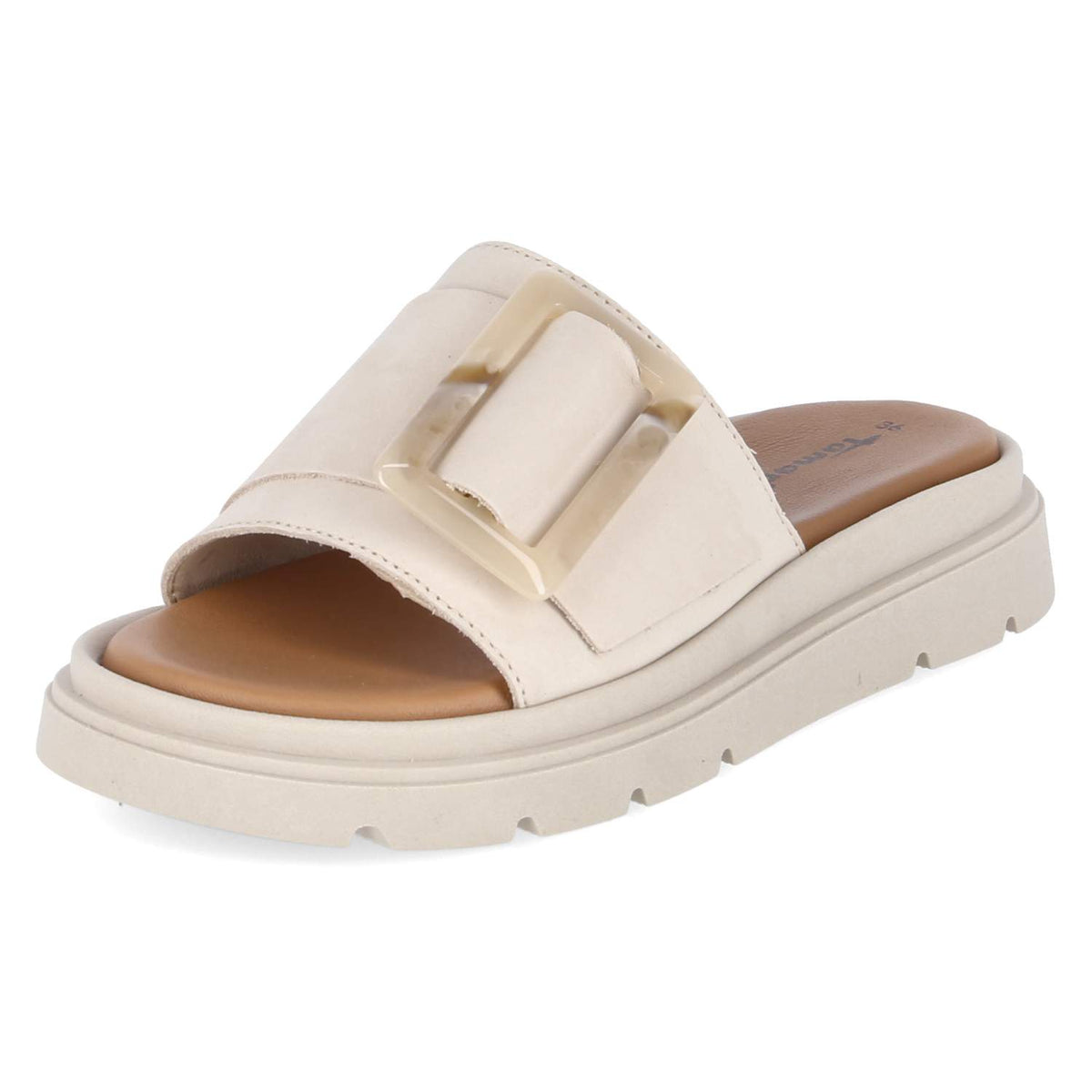 Pantoletten Beige