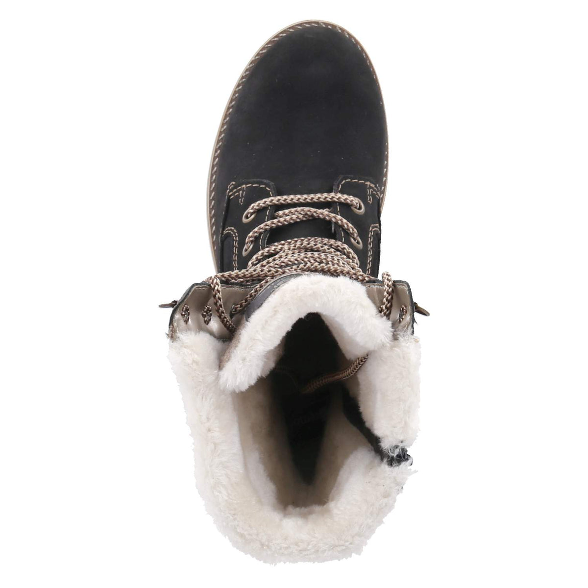 Schnürstiefel Schwarz