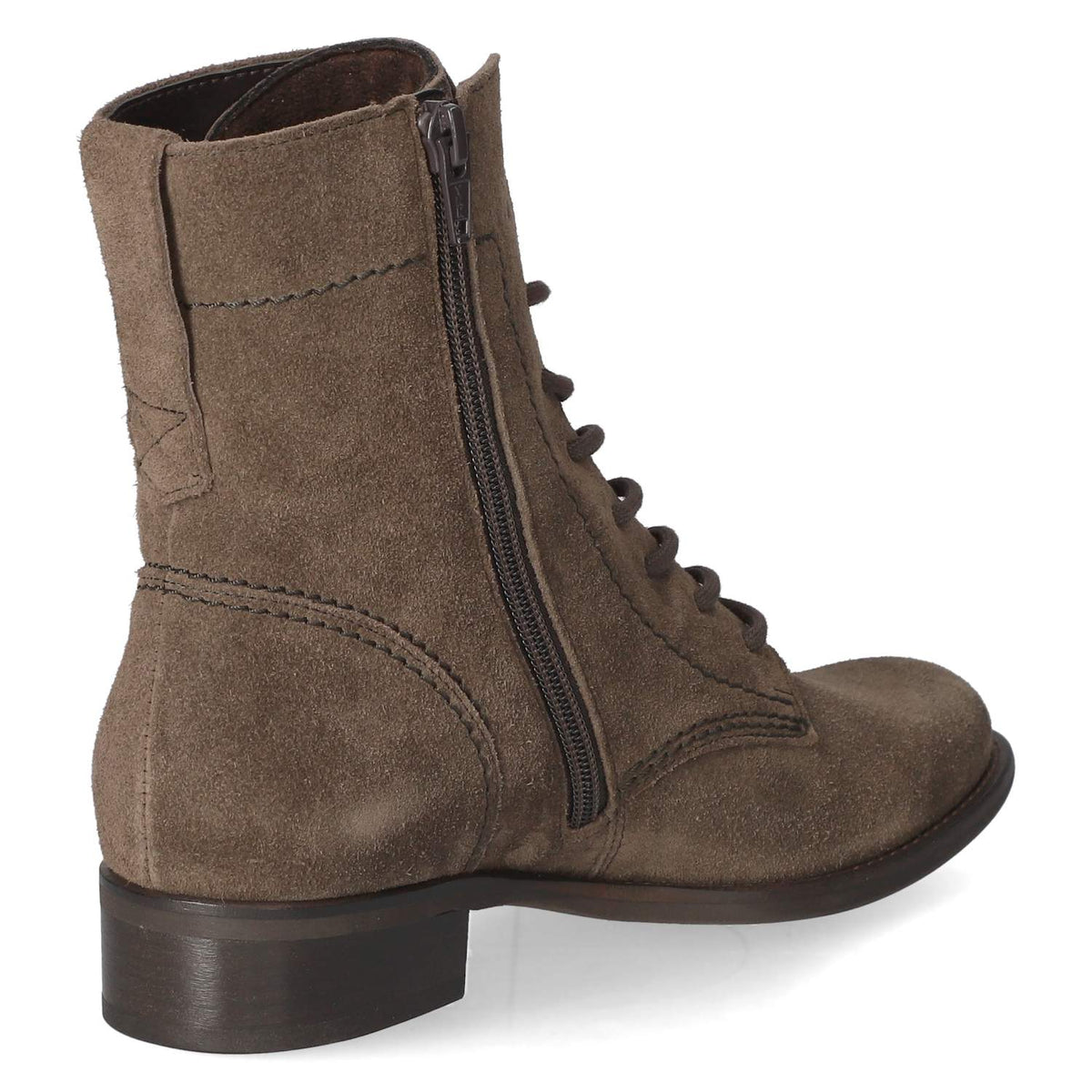 Schnürstiefeletten Braun