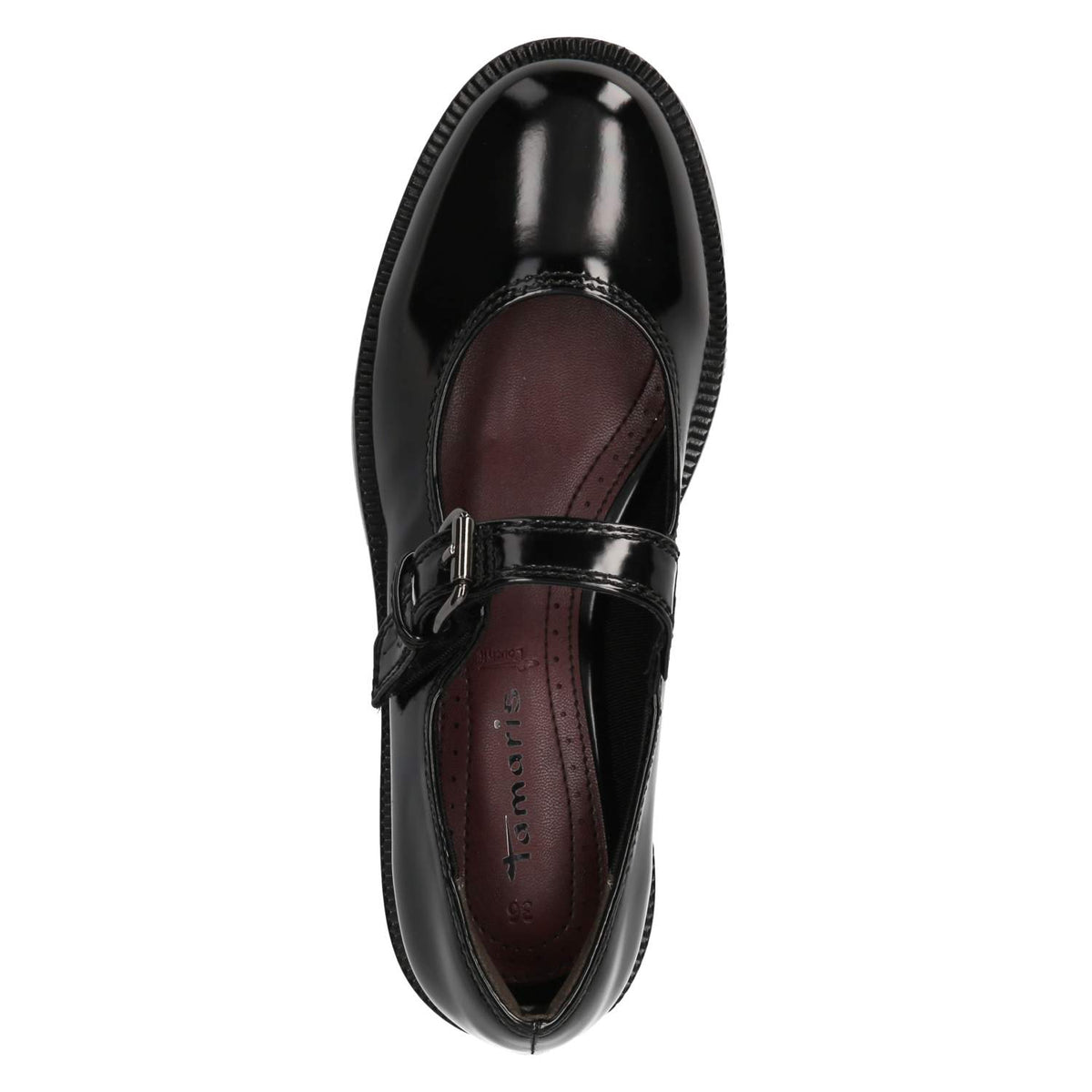 Spangenballerinas Schwarz