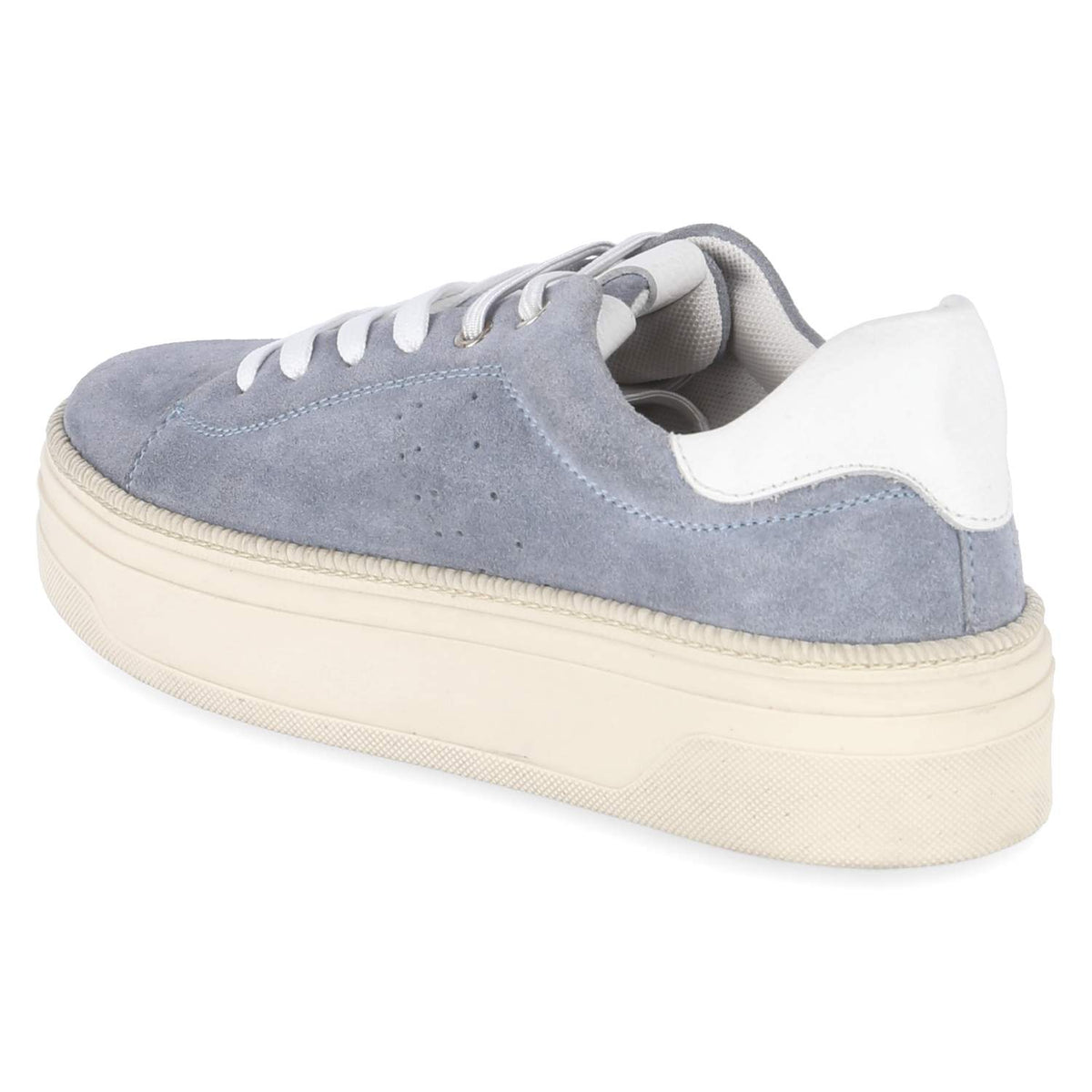 Plateau-Sneaker Blau