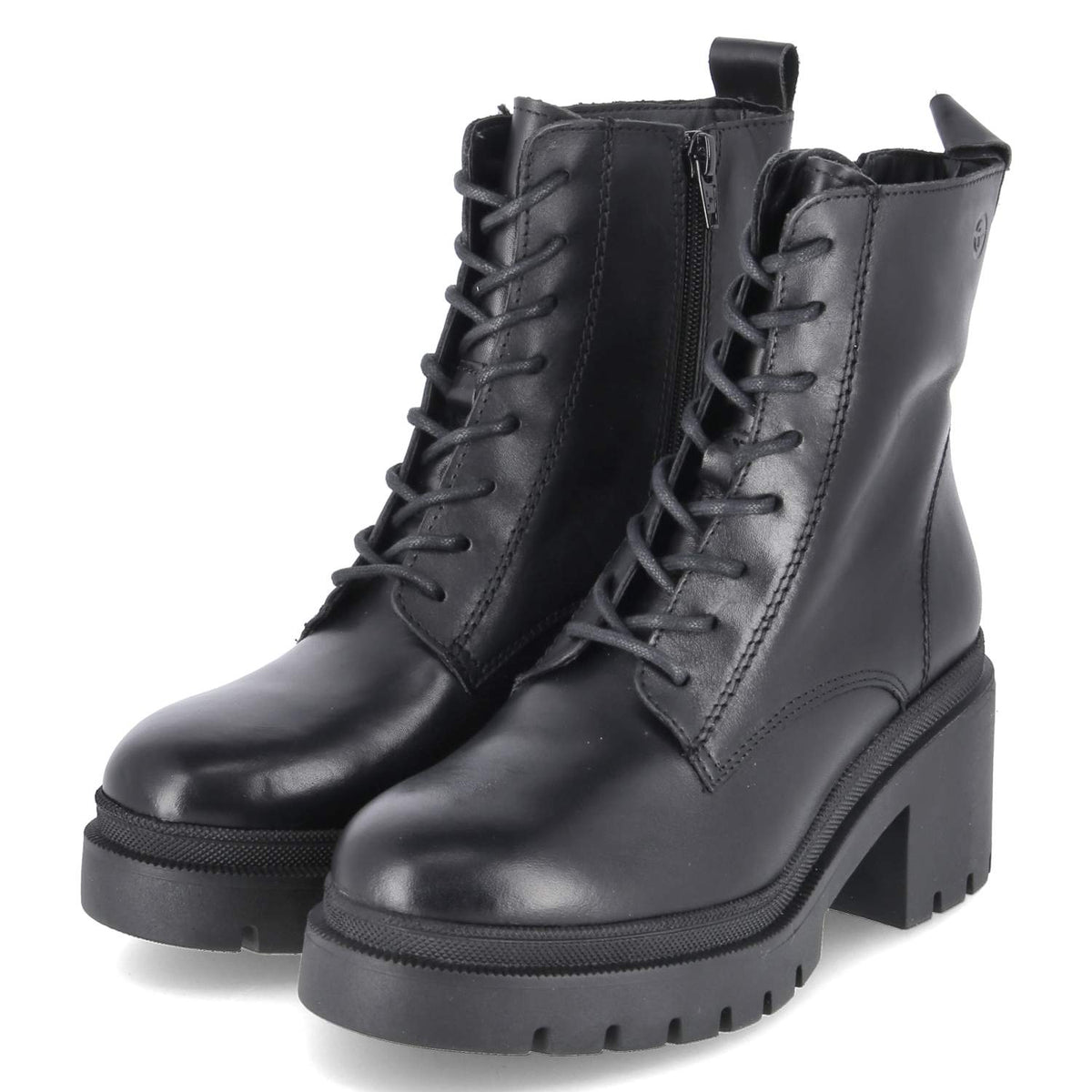 Schnürboots Schwarz