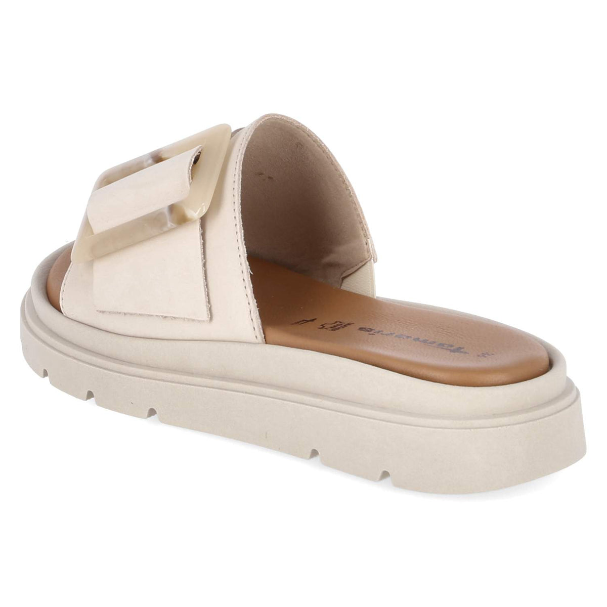 Pantoletten Beige