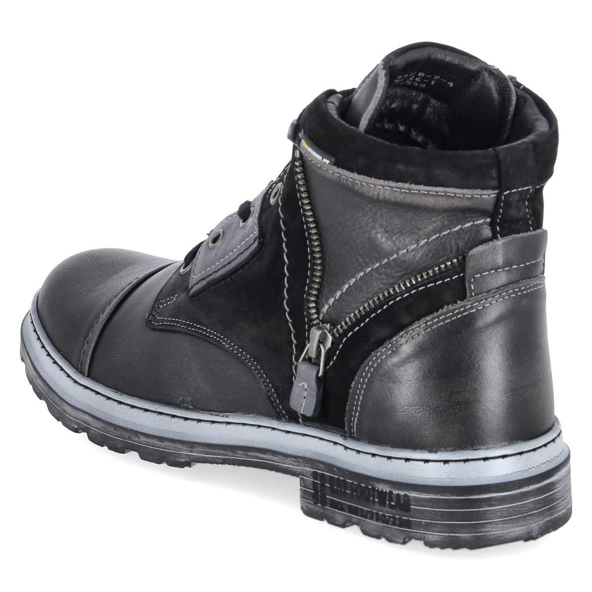 Schnürboots Grau