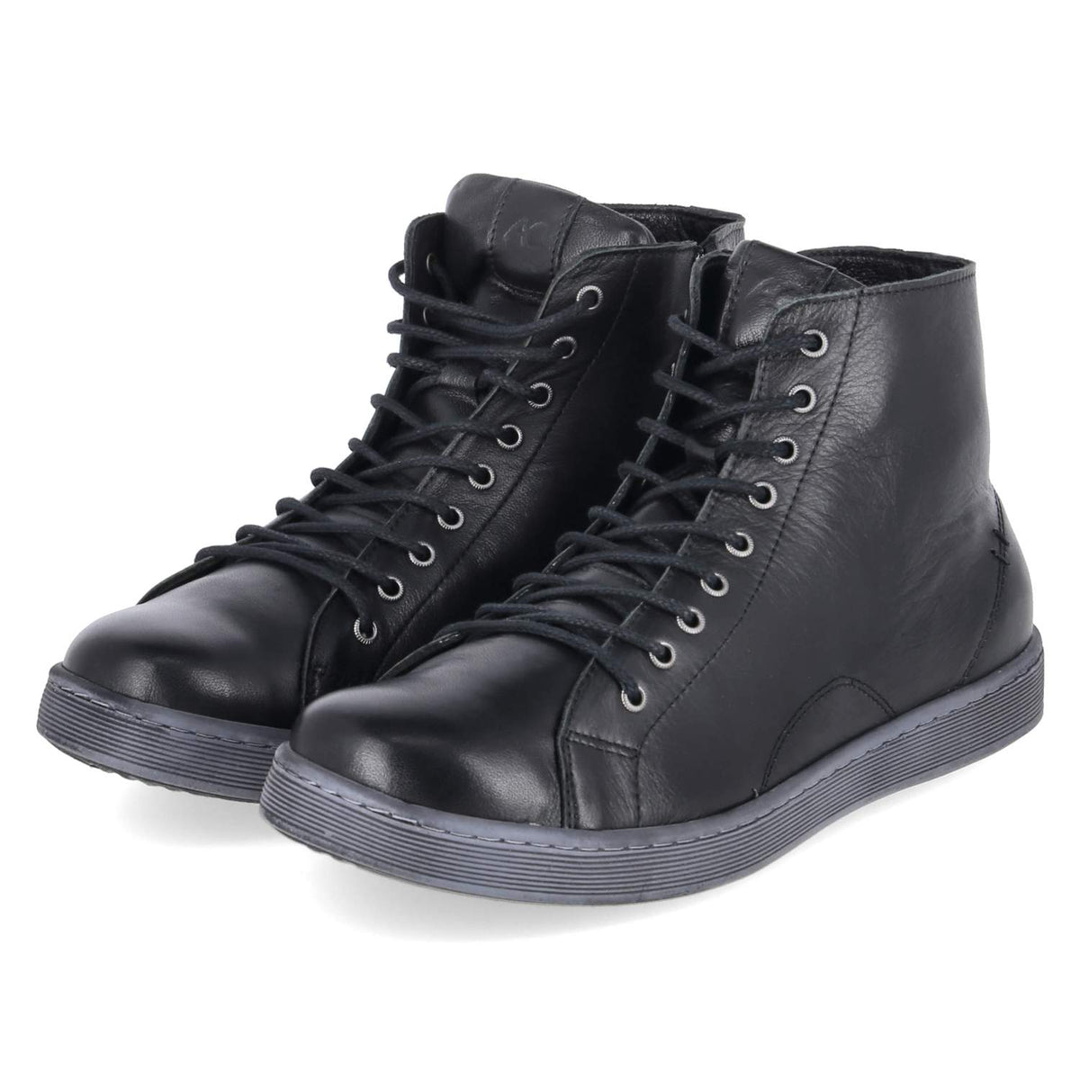 Schnüstiefeletten Schwarz
