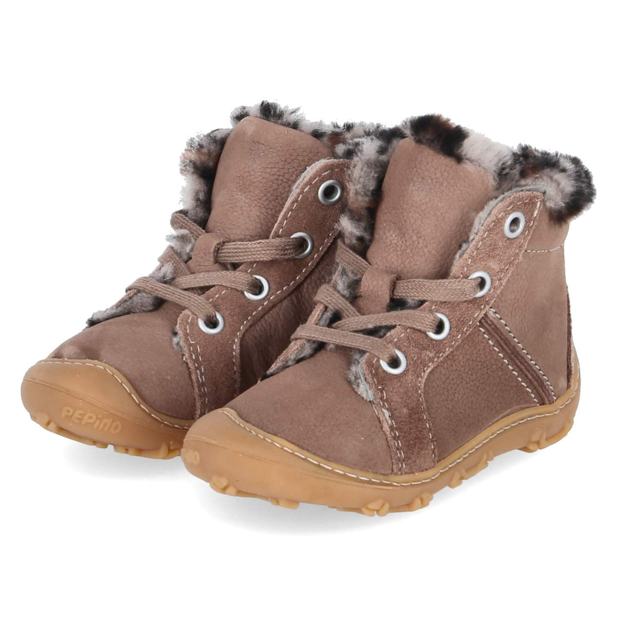 Winterstiefeletten ELIA BAREFOOT Braun