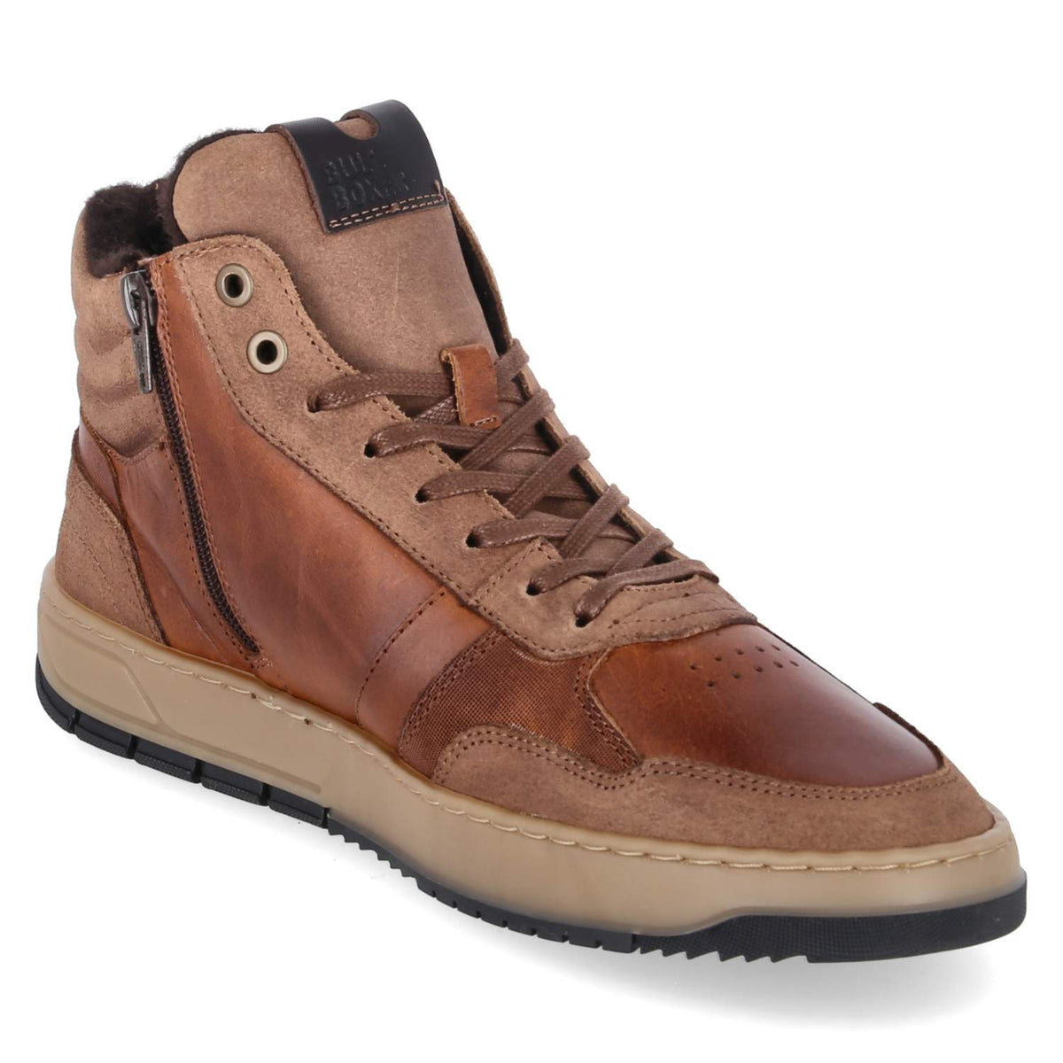 High Sneaker Braun