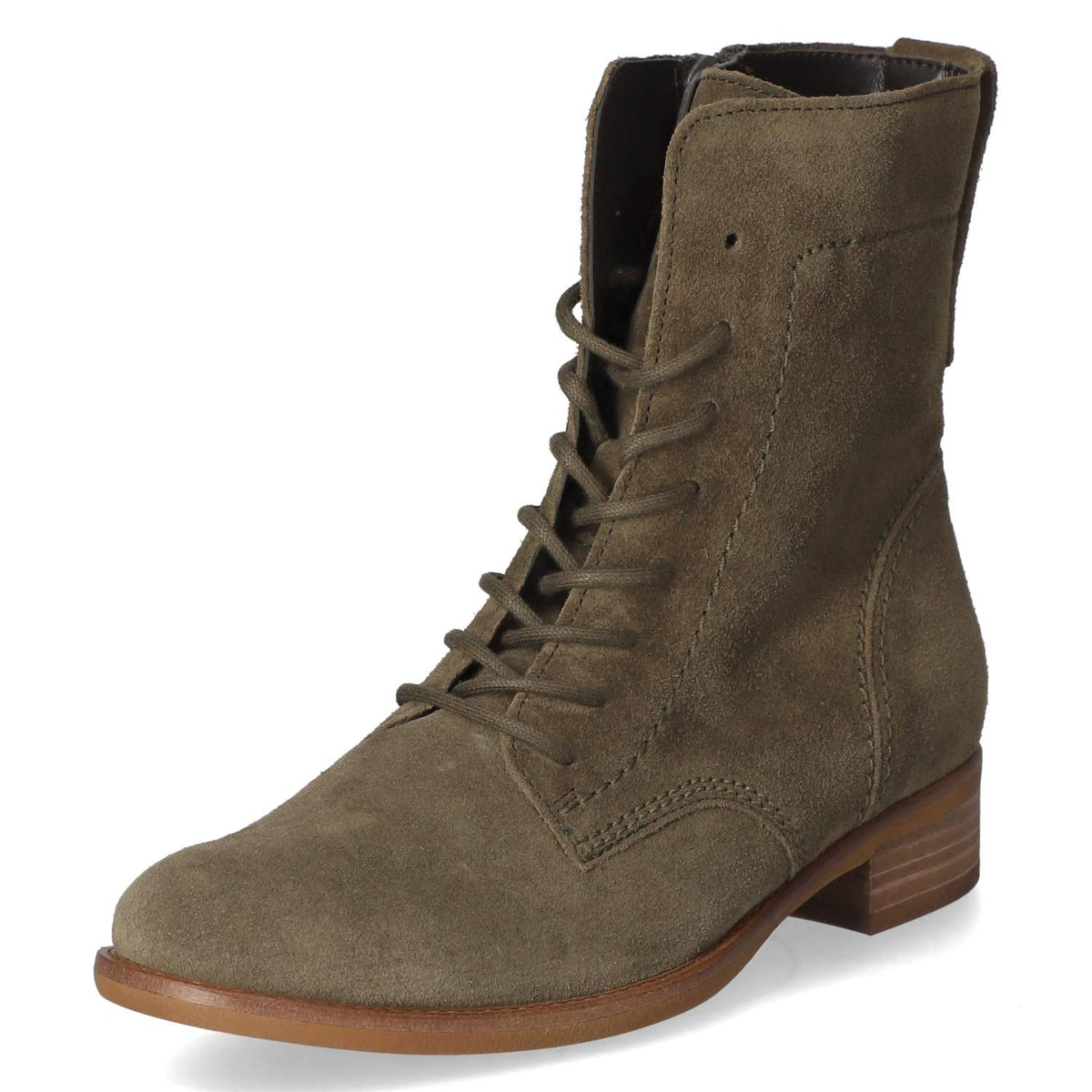 Schnürstiefeletten Grün