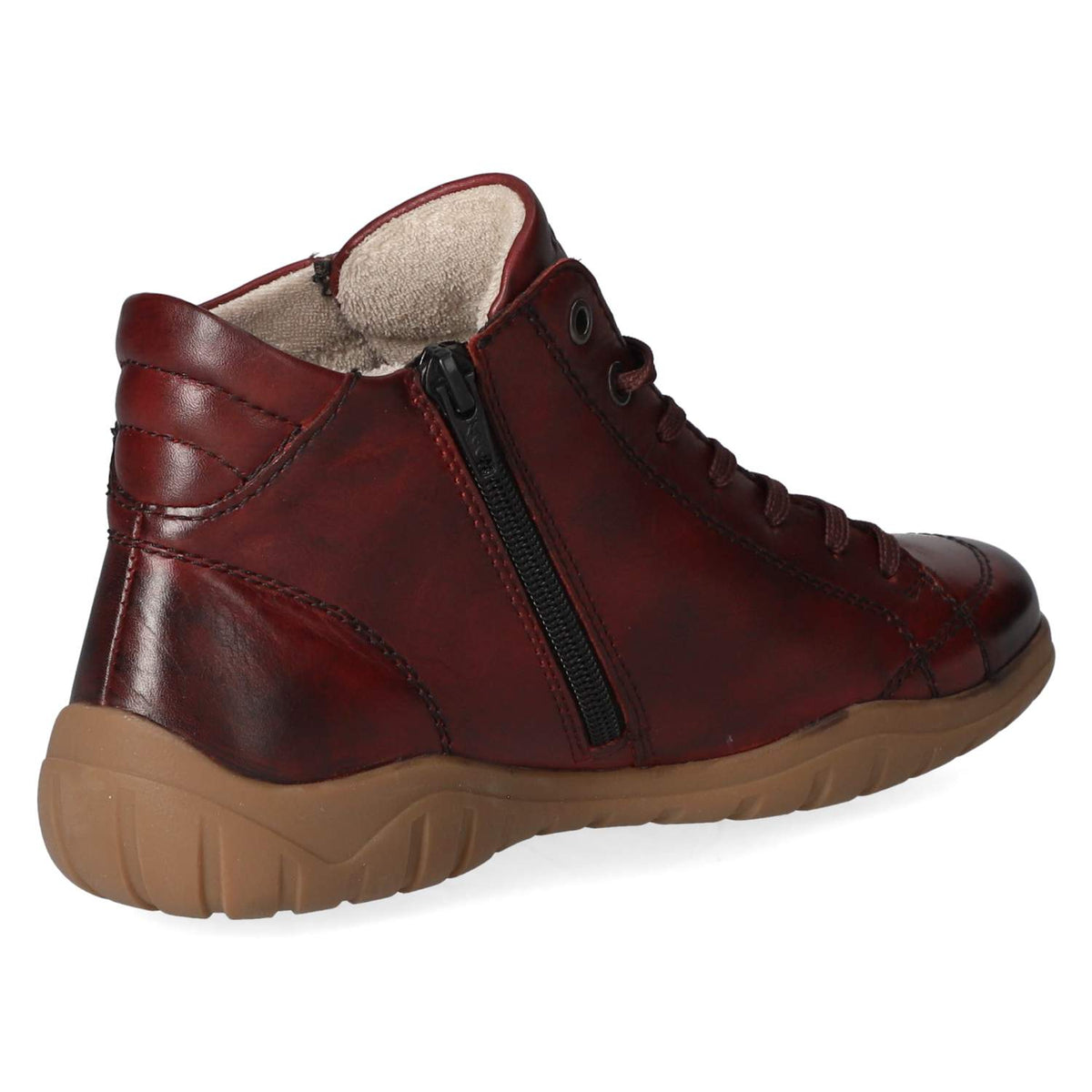 Schnürstiefeletten Rot