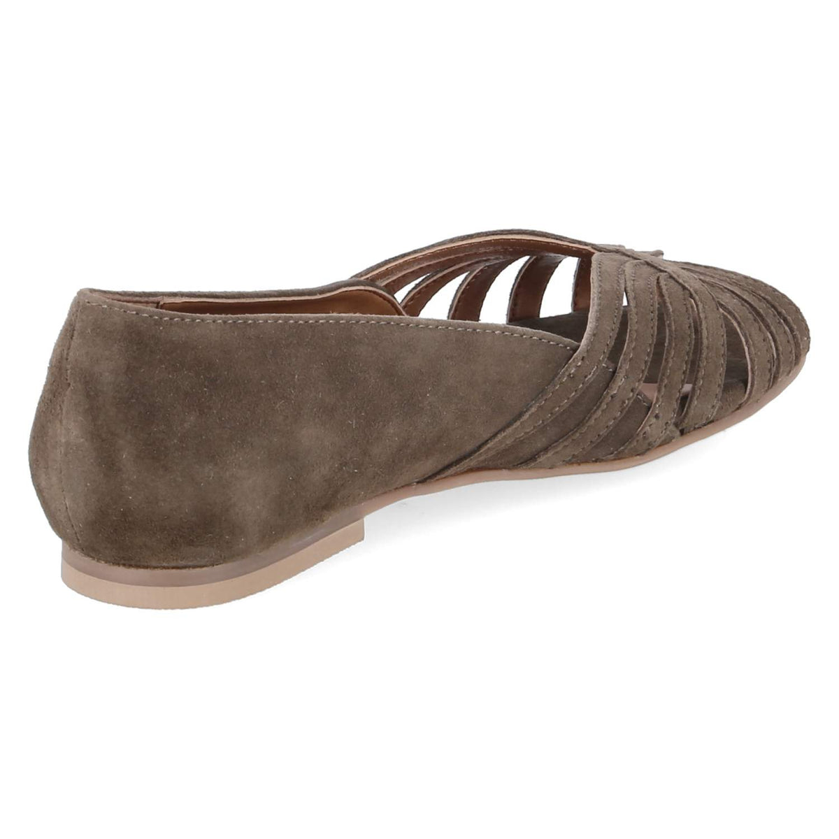 Peep Toe Ballerinas PASSIONATE Grün