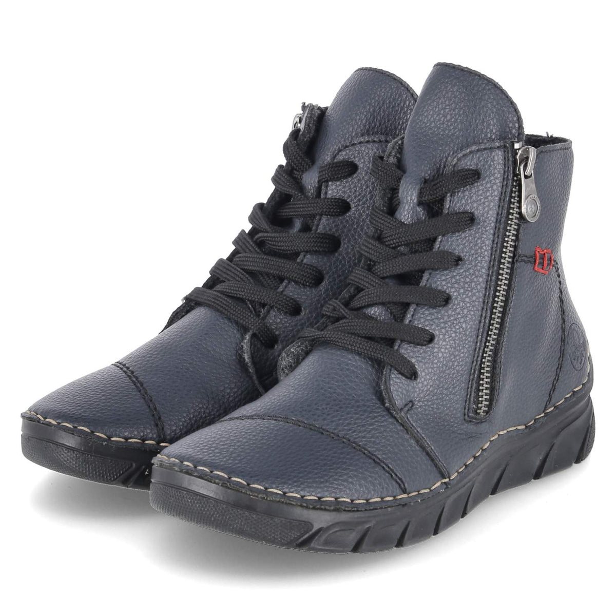 Schnürstiefeletten Braun
