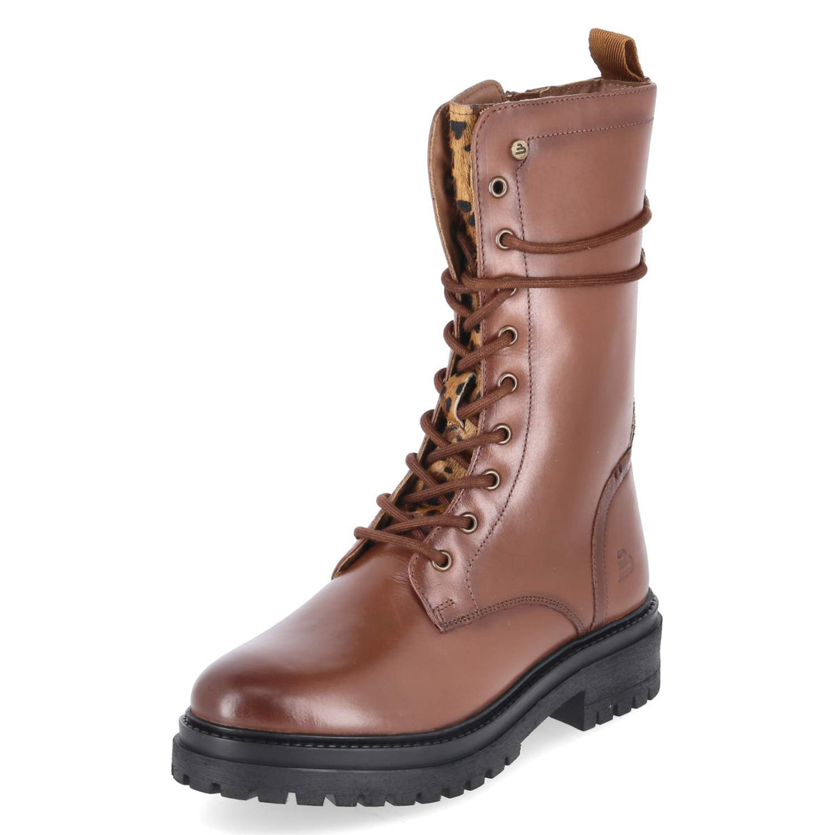 Schnürstiefel Braun