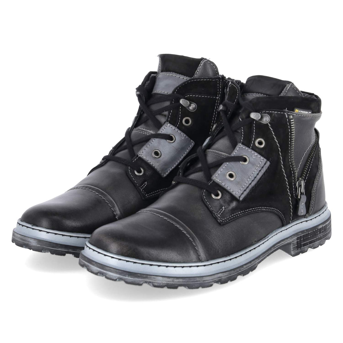 Schnürboots Grau
