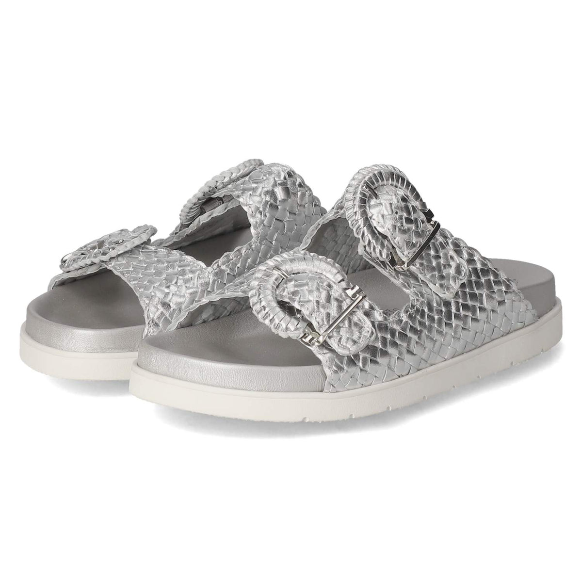 Pantoletten JAMESCHA 701 Silber