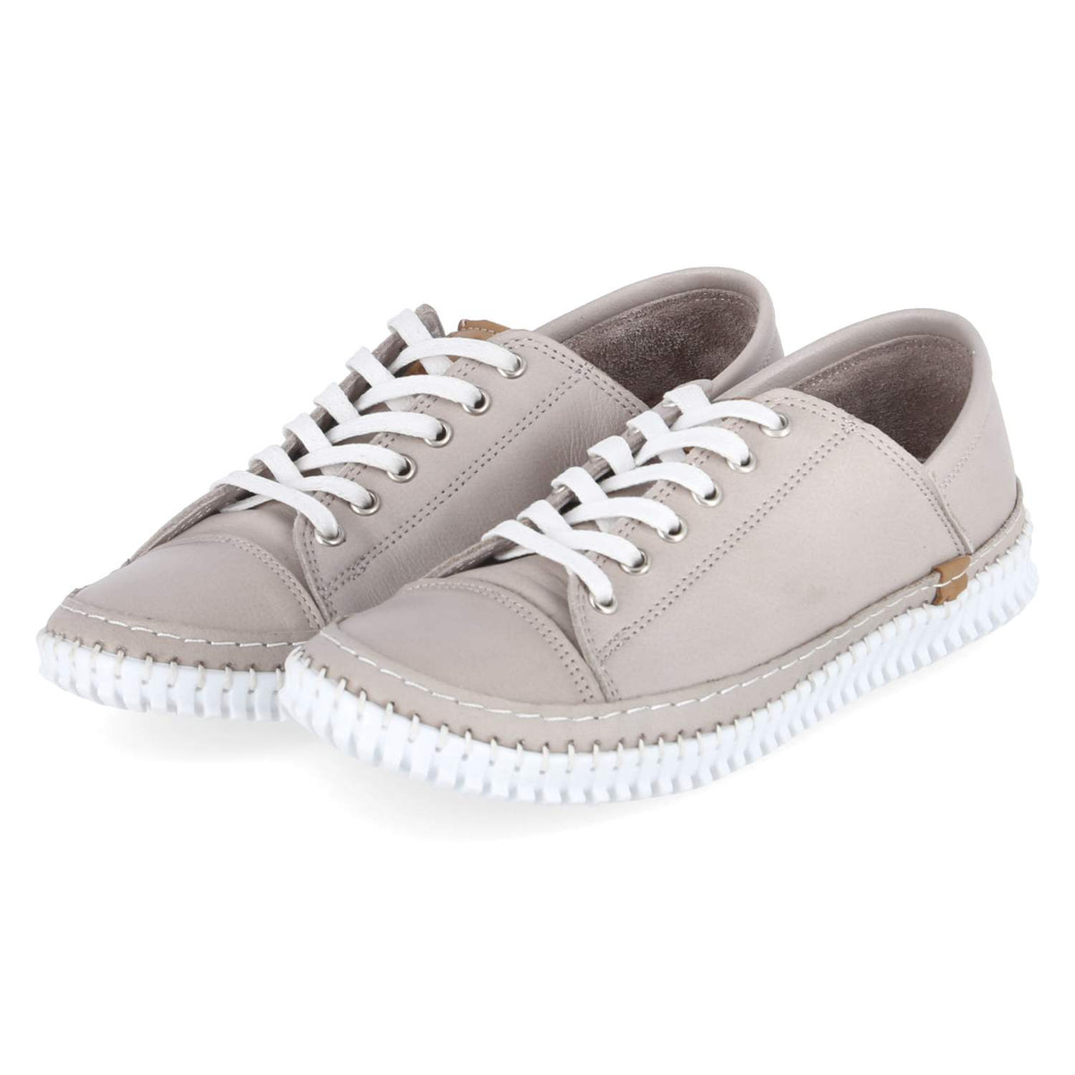 Halbschuhe Grau