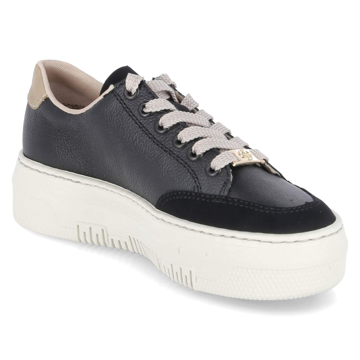 Plateausneaker Schwarz