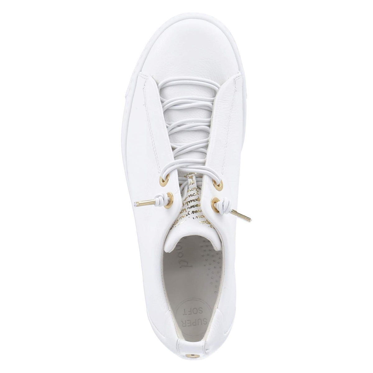 Plateau-Sneaker Weiß