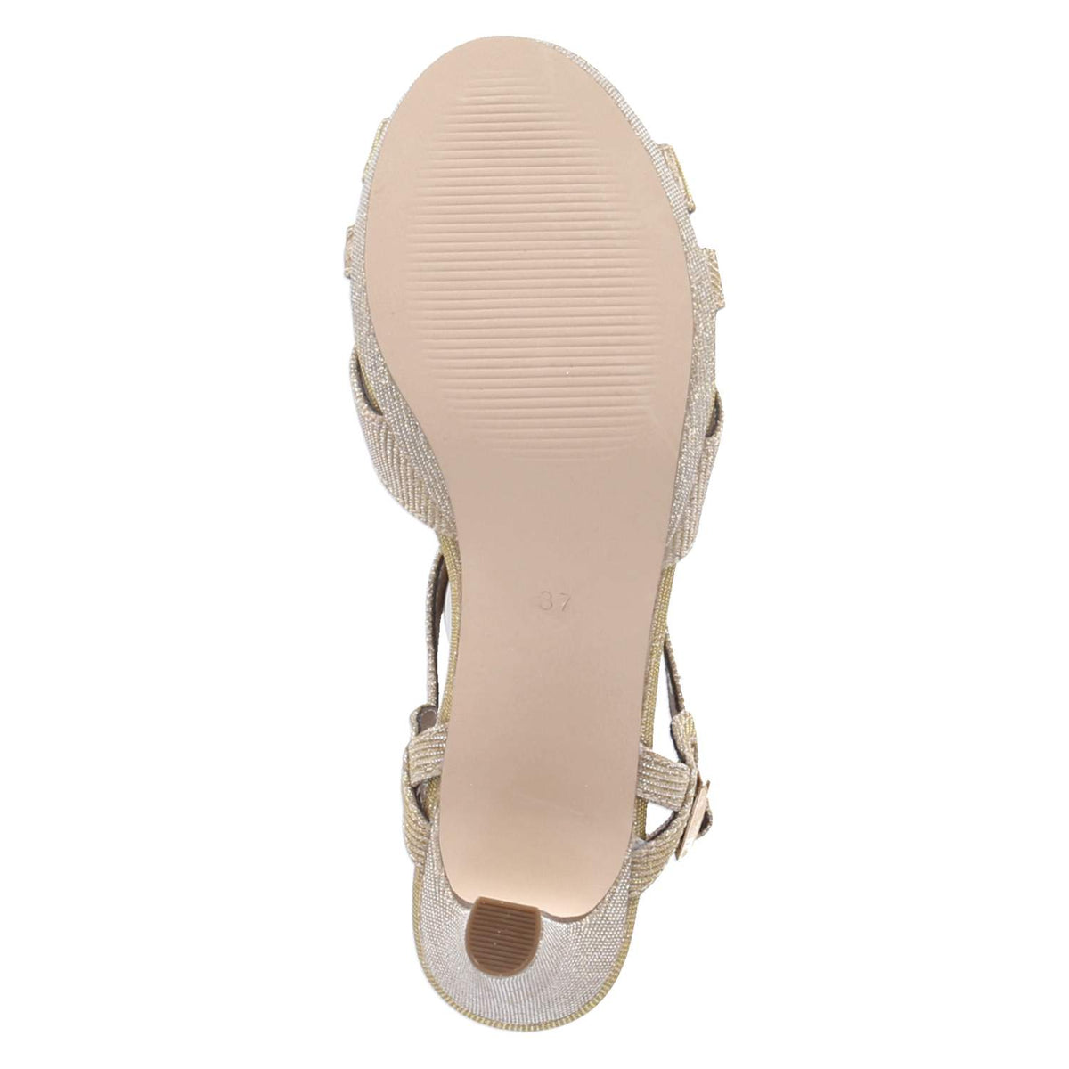 Glam-Sandaletten Gold