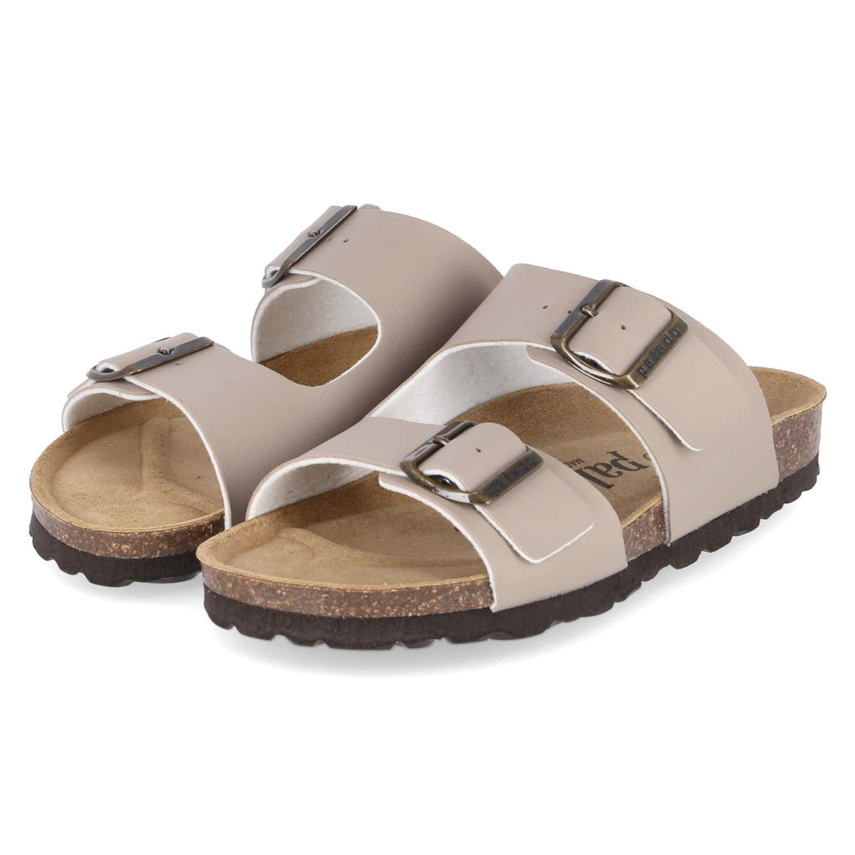 Pantoletten KORMOS Taupe
