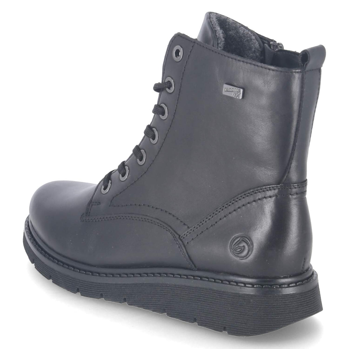 Schnürboots Schwarz