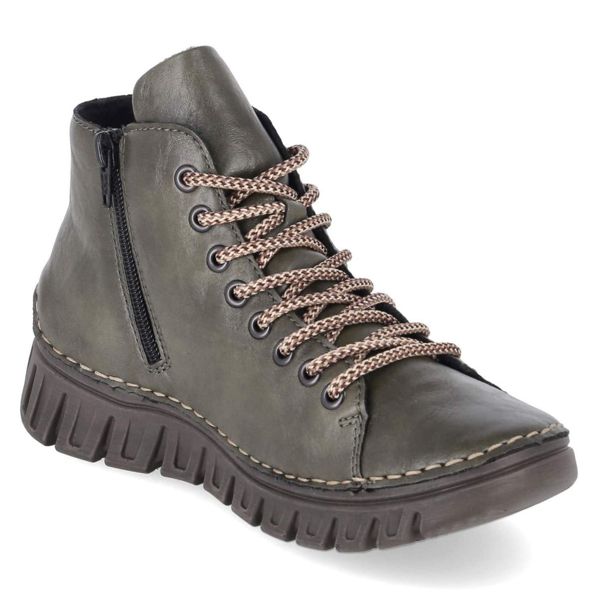 Schnürstiefel Grün
