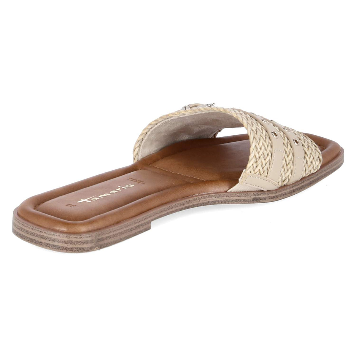 Pantoletten Beige