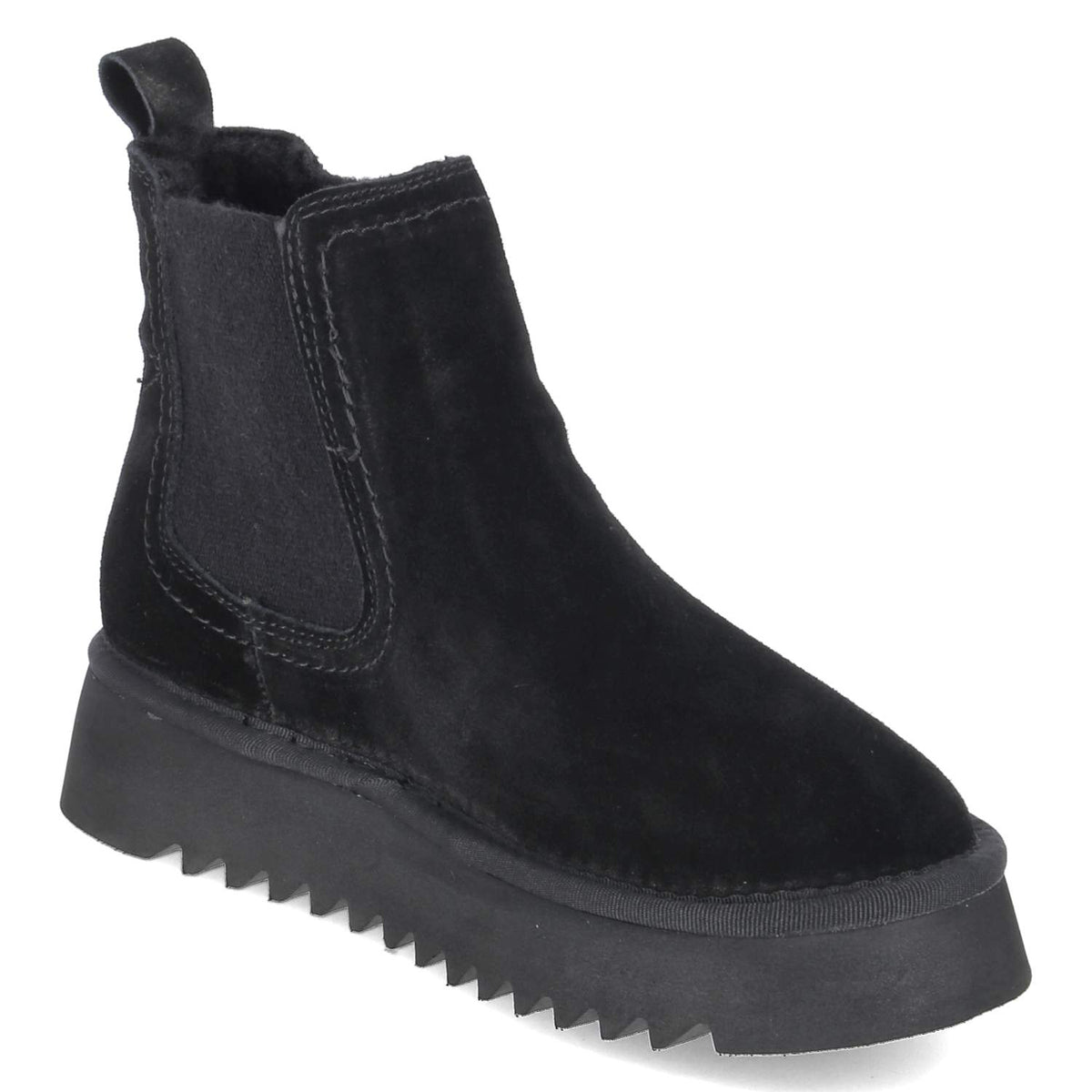 Winter-Chelsea Boots Schwarz