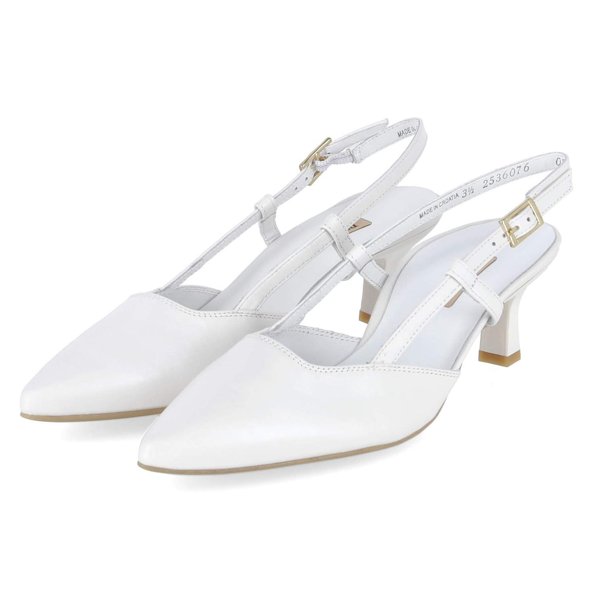 Slingpumps Weiß