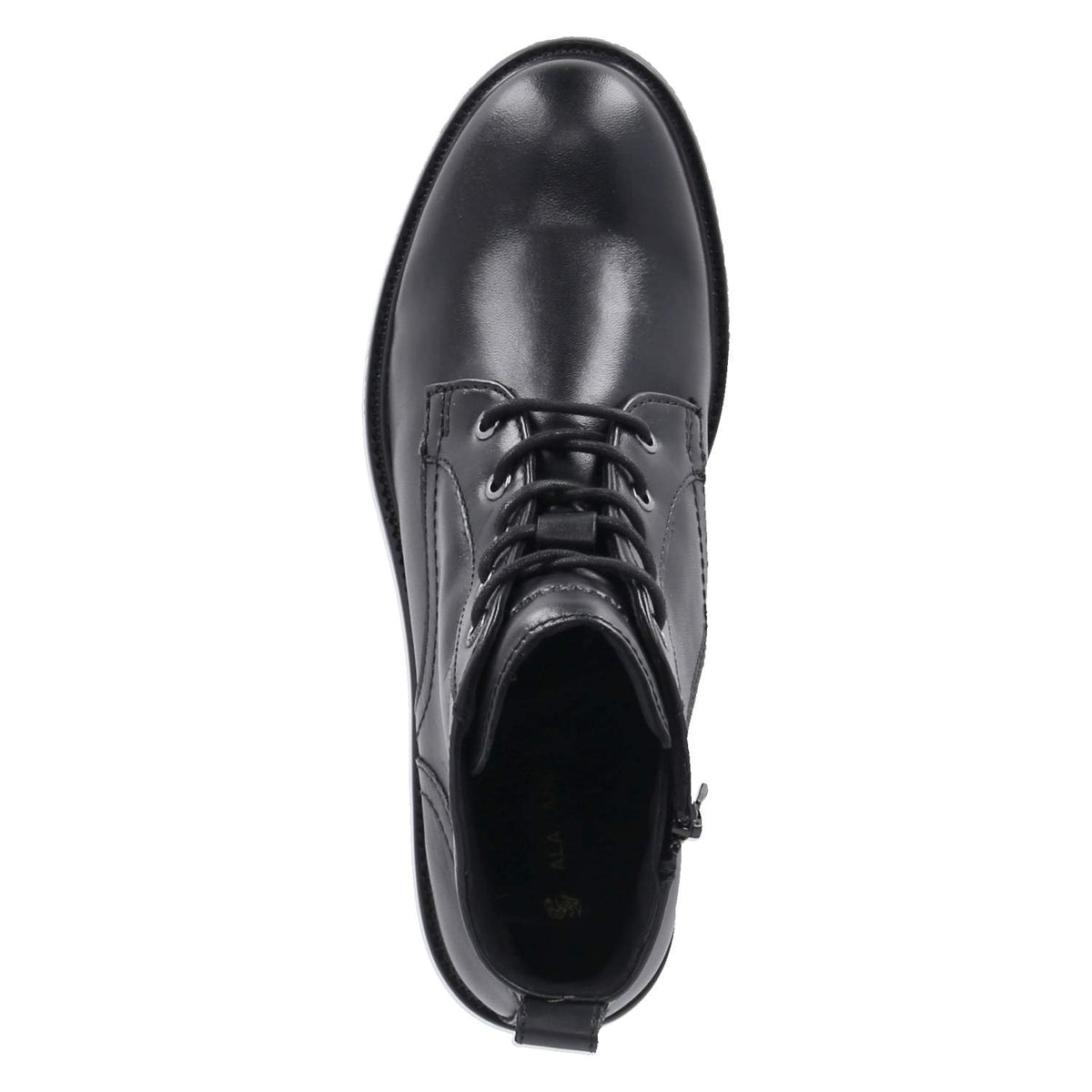 Schnüstiefeletten Schwarz