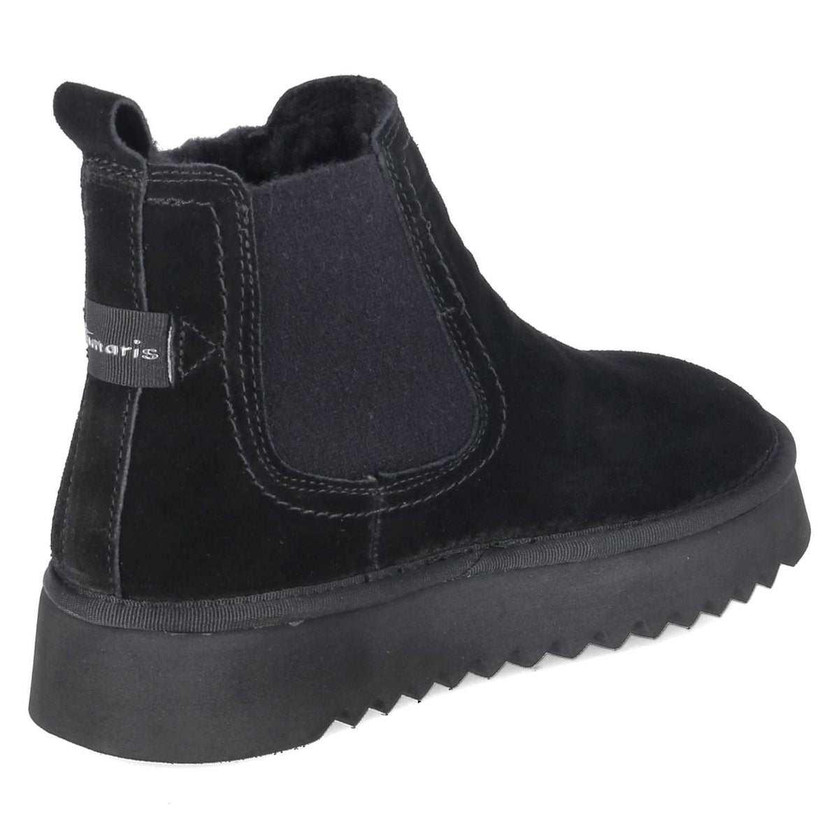 Winter-Chelsea Boots Schwarz