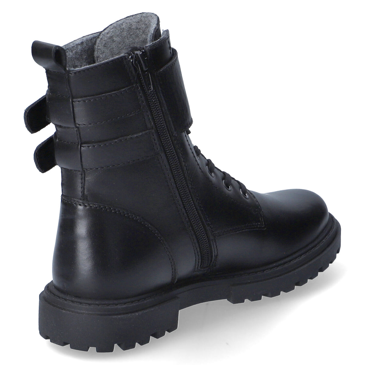 Schnürstiefeletten Schwarz