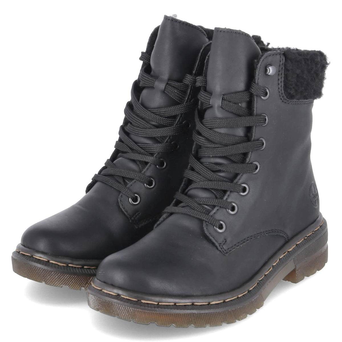 Schnürboots Schwarz