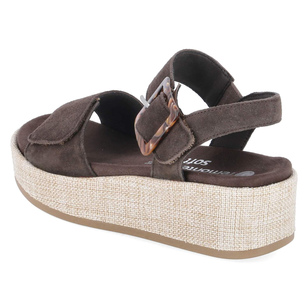 Plateau-Sandalen Braun