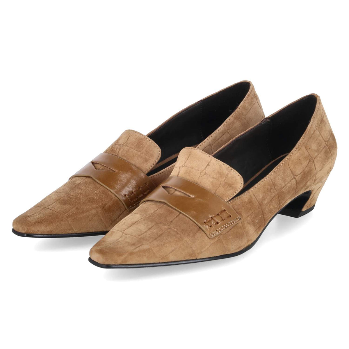 Hochfront-Pumps Braun
