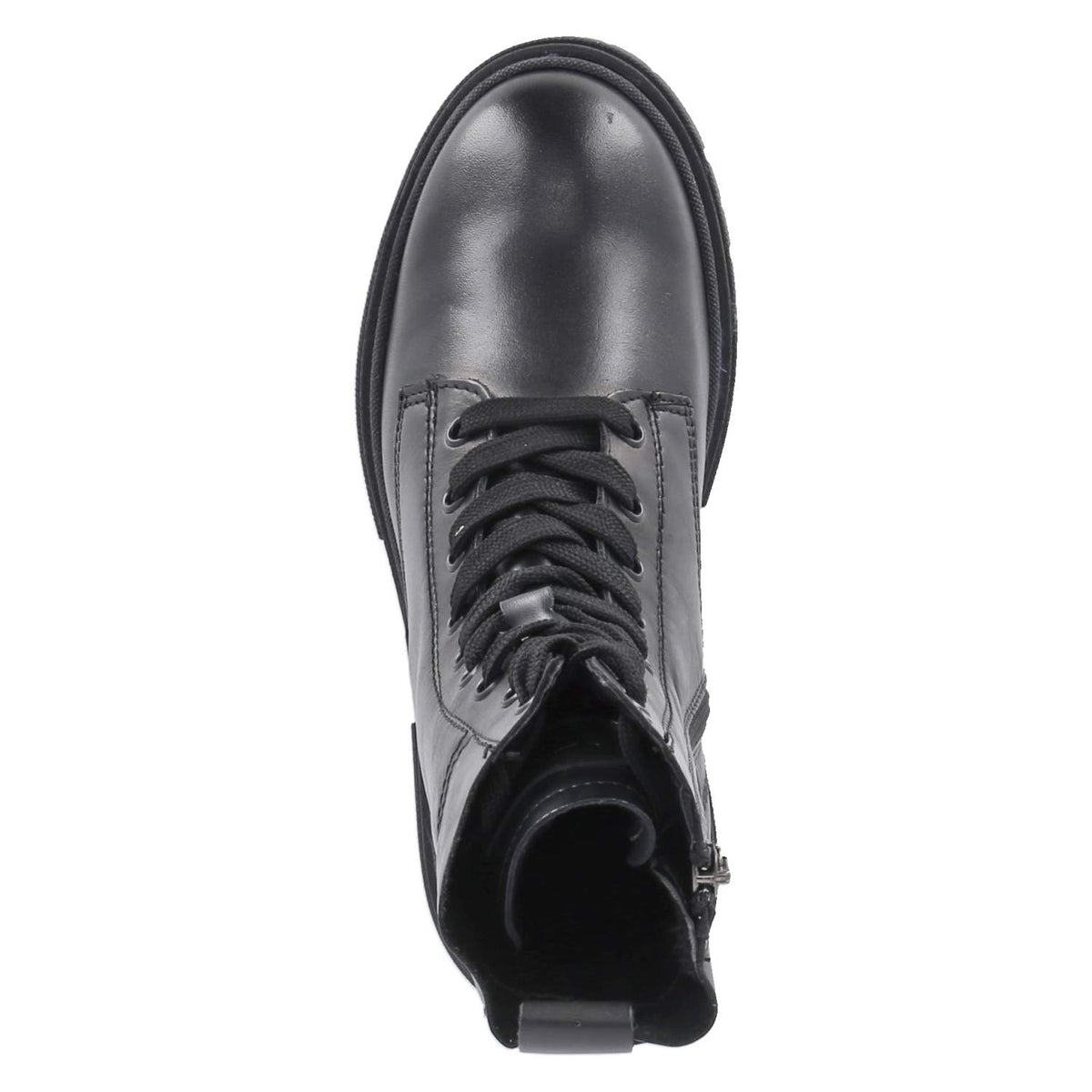 Schnürboots Schwarz