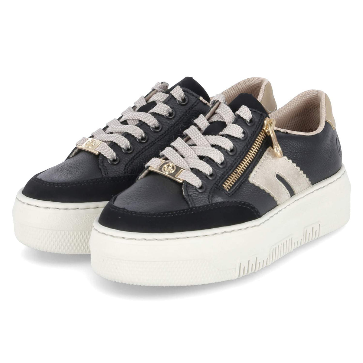 Plateausneaker Schwarz