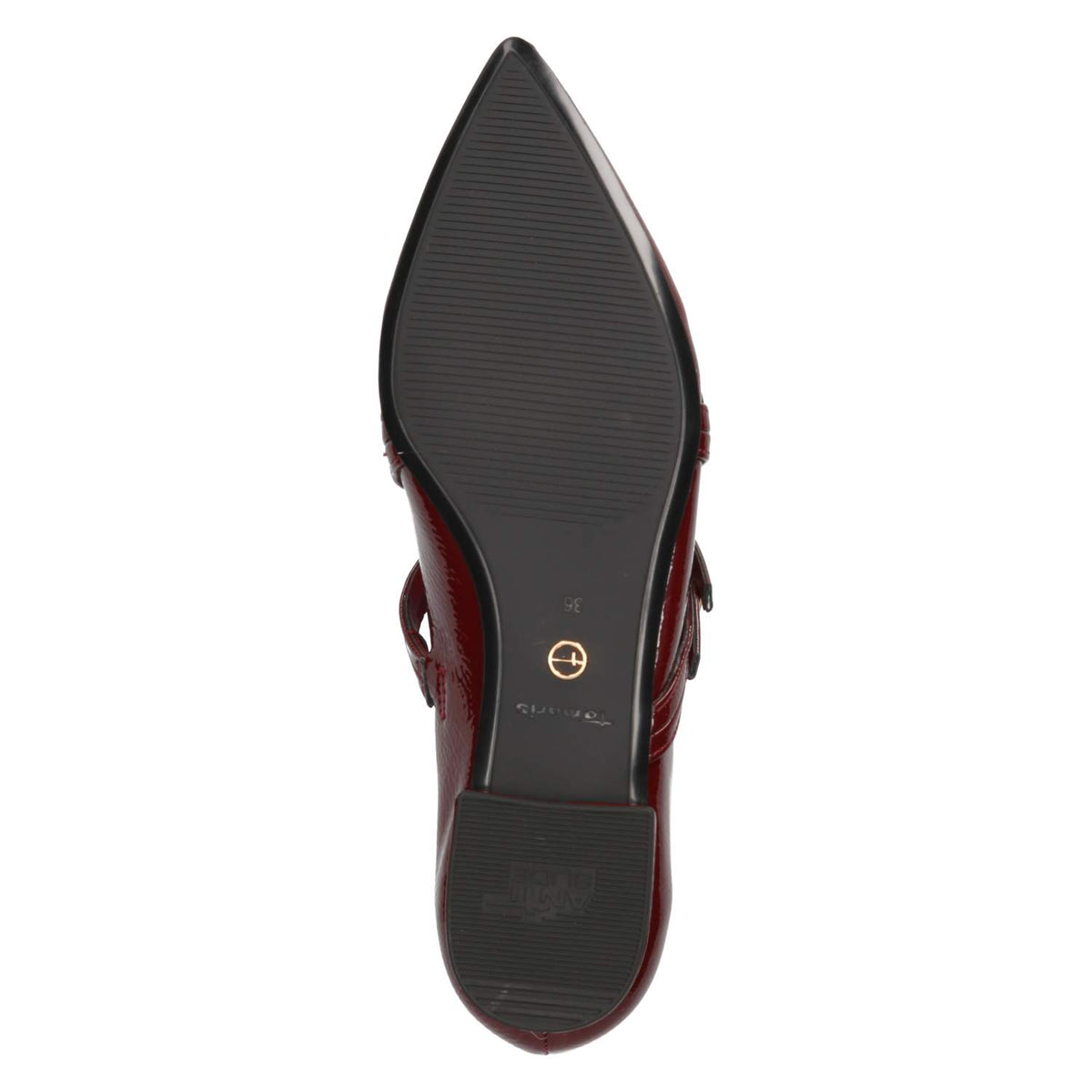 Spangenballerinas Rot
