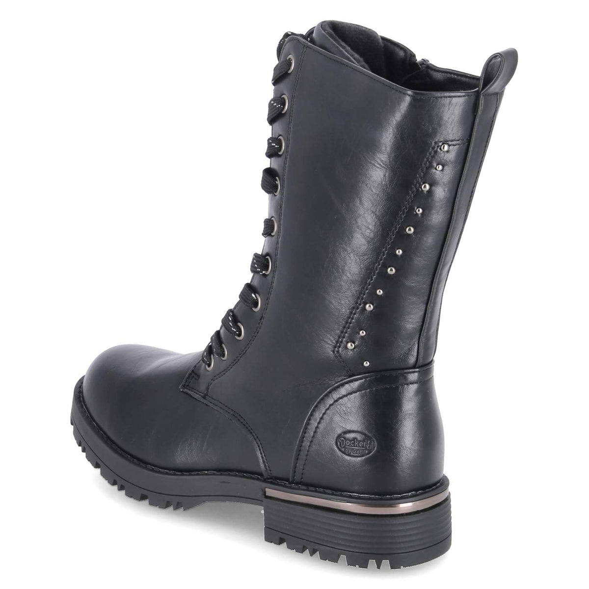 Schnürstiefeletten Schwarz