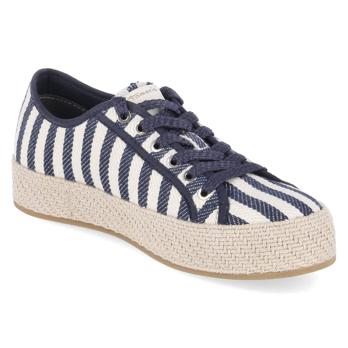 Schnür-Espadrilles Blau