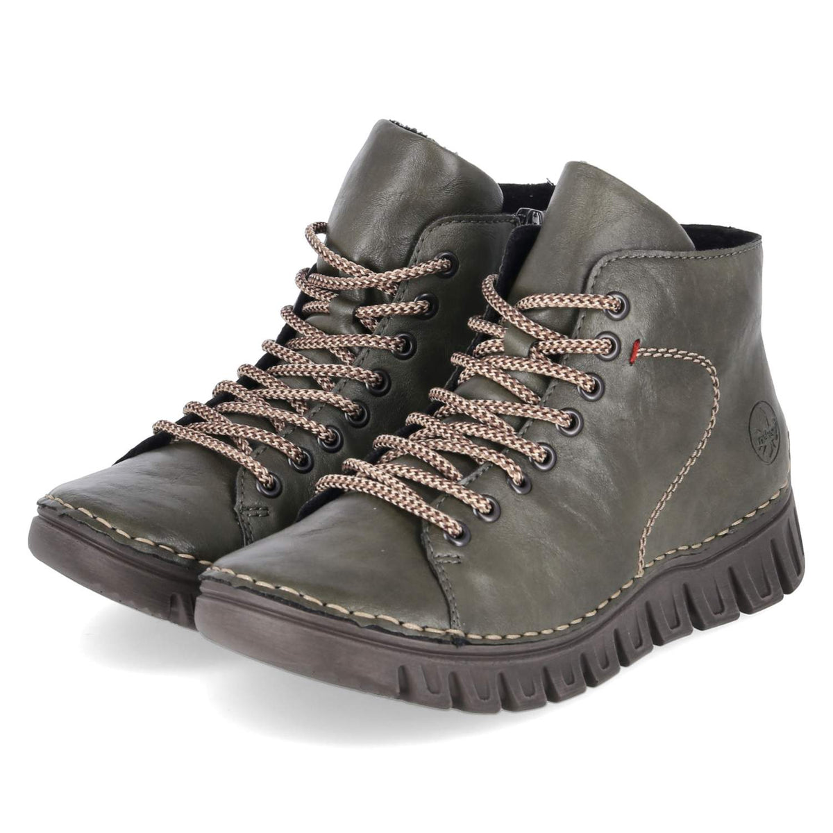 Schnürstiefel Grün