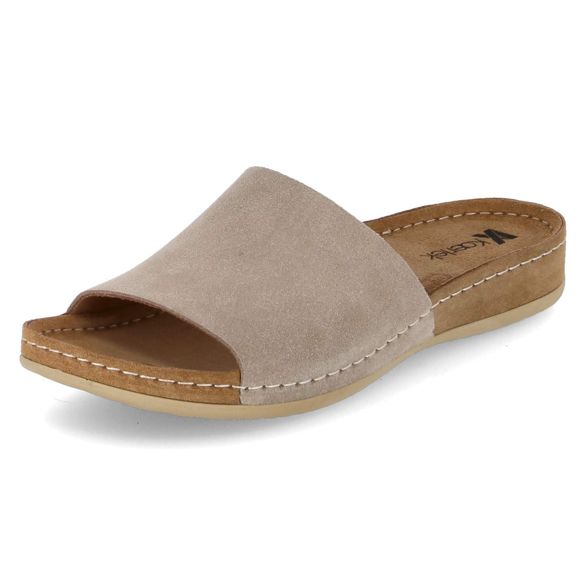 Pantoletten Beige