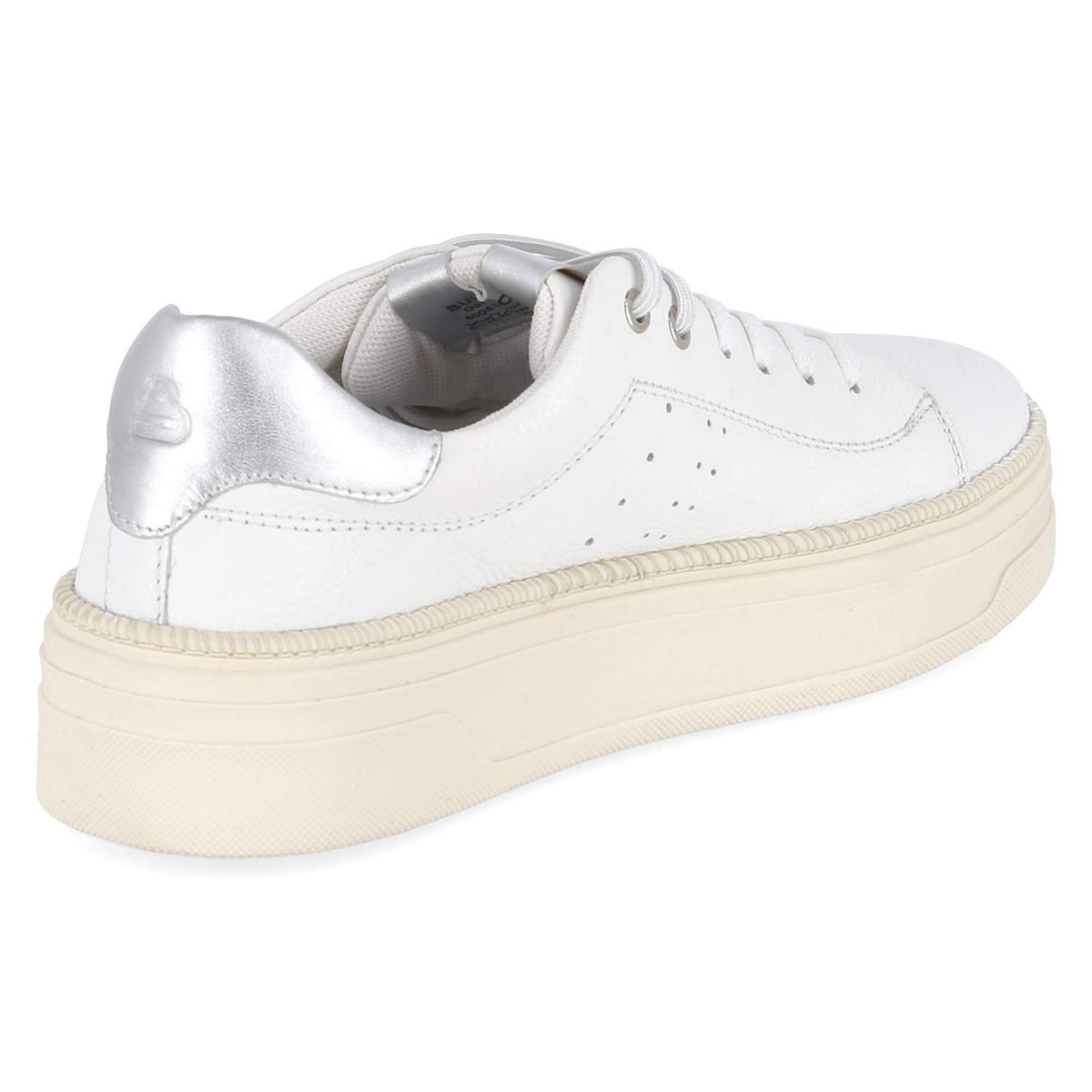 Plateau-Sneaker Weiß