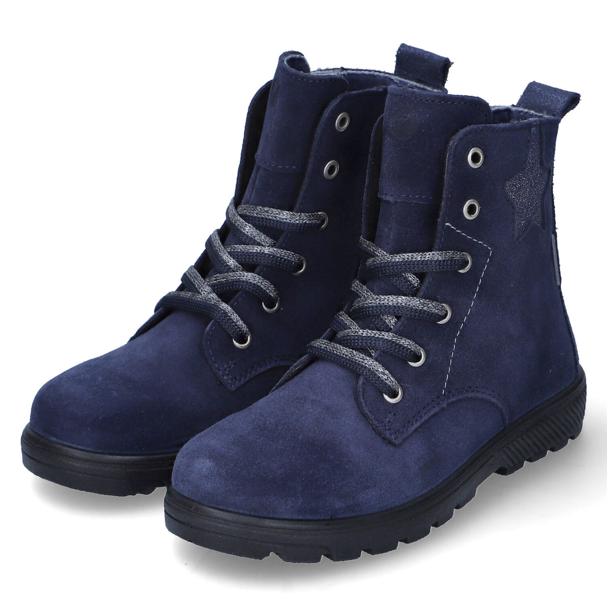 Schnürstiefeletten ALINA Blau