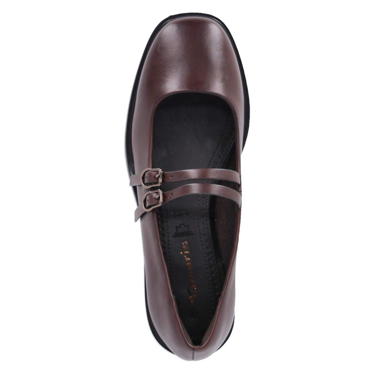 Spangenballerinas Braun