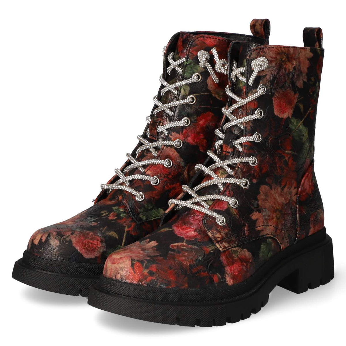 Schnürstiefeletten Mehrfarbig