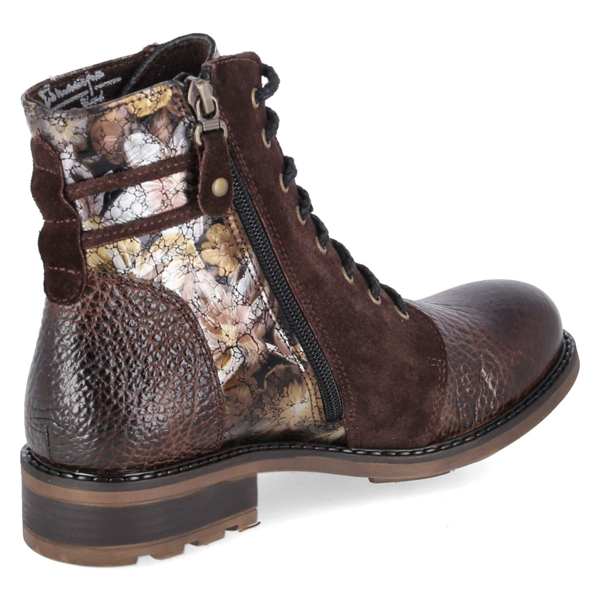 Schnürstiefeletten Braun