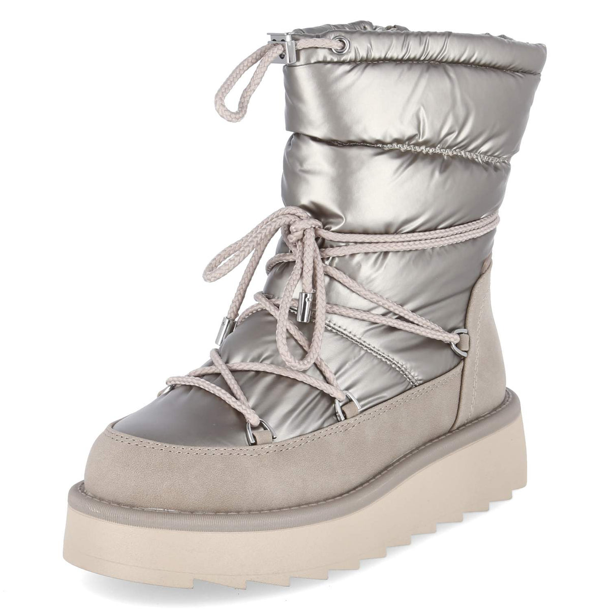 Snowboots Silber